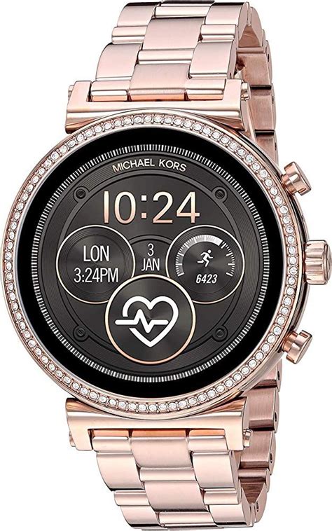 Amazon.com: Michael Kors Access Women's Sofie Heart Rate' 